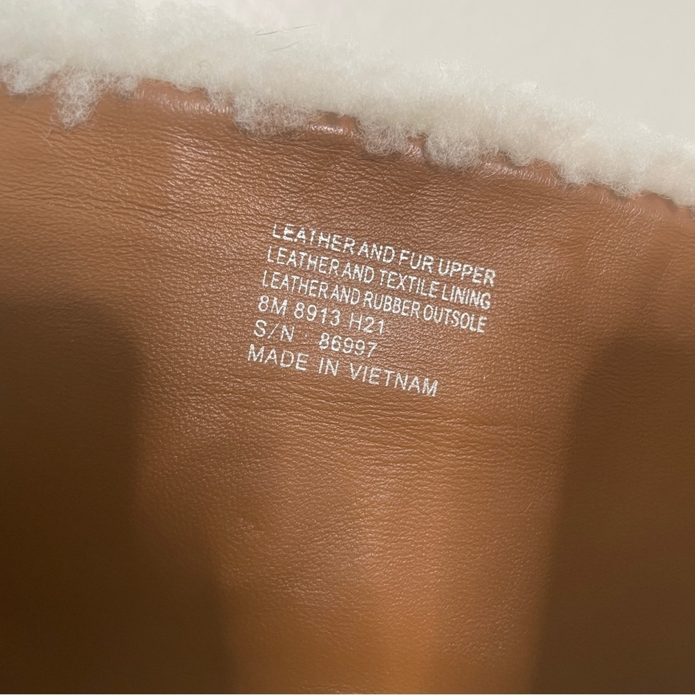 Tory Burch boots Shearling Leather Everly boots tall knee high boots luxury boot - Picture 4 of 16